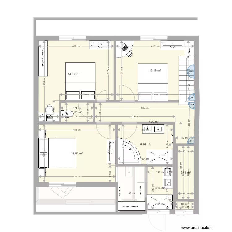 sonim2 etage projet4. Plan de 