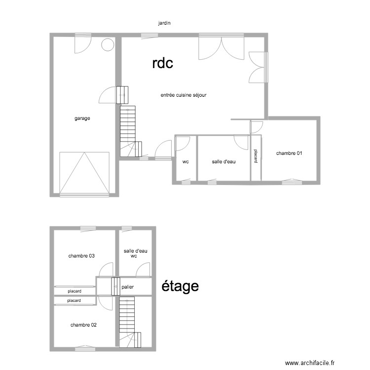 foucaud. Plan de 0 pièce et 0 m2