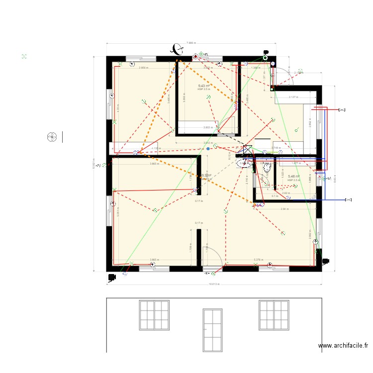 mwani. Plan de 0 pièce et 0 m2