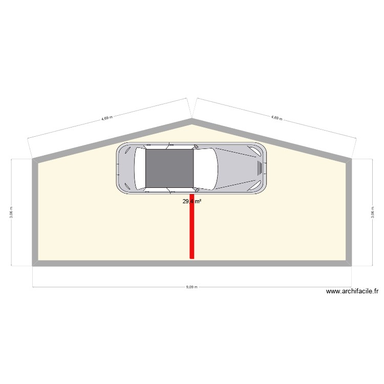 CESTAS - GARAGE- COUPE. Plan de 0 pièce et 0 m2