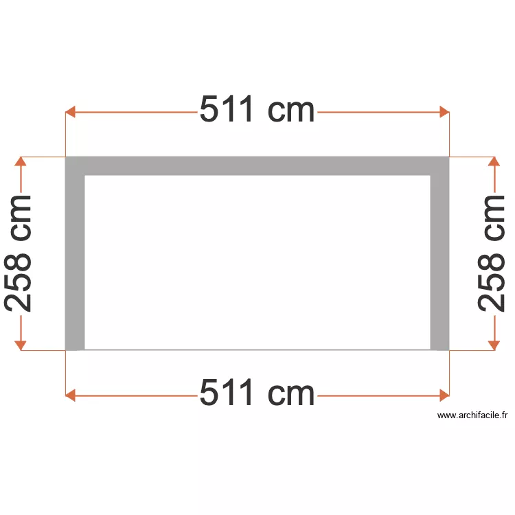 Vue cot&eacute;. Plan de 