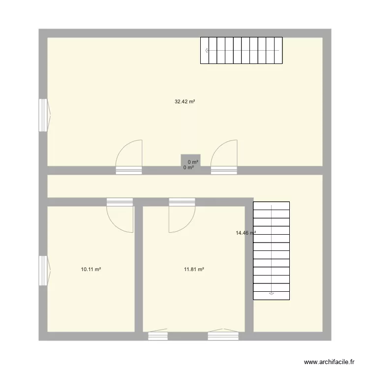 maison Blotzheim 1&egrave; &eacute;tage. Plan de 