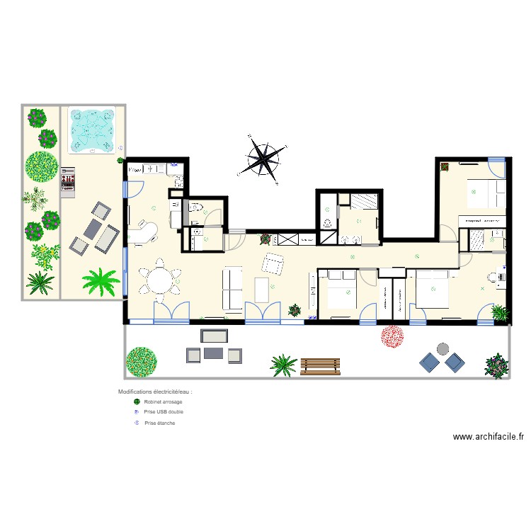 Parallèle 25. Plan de 0 pièce et 0 m2