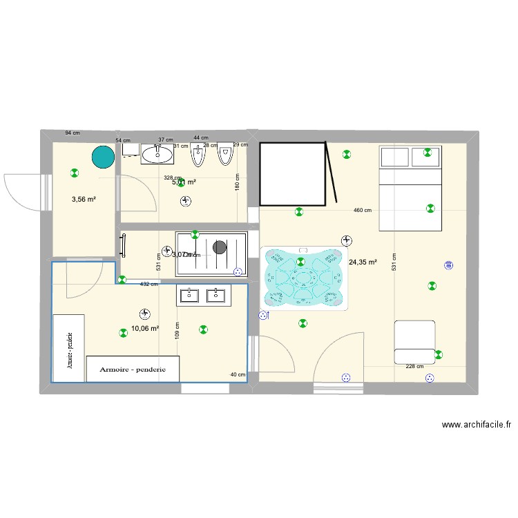 SPA et SDB 10. Plan de 0 pièce et 0 m2