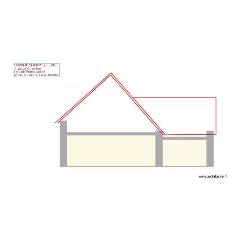 plan de coupe. Plan de 