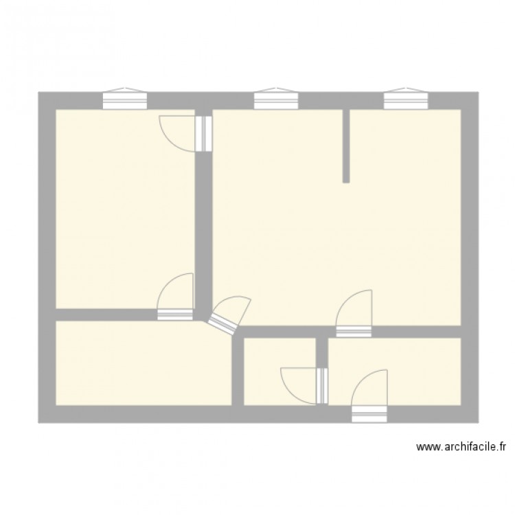 Mini Pavillon T2. Plan de 0 pièce et 0 m2