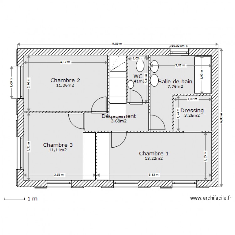 Projet DAVIS N1 V4. Plan de 0 pièce et 0 m2