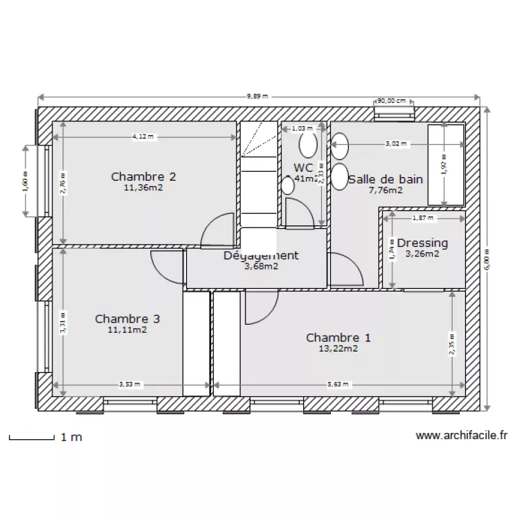 Projet DAVIS N1 V4. Plan de 