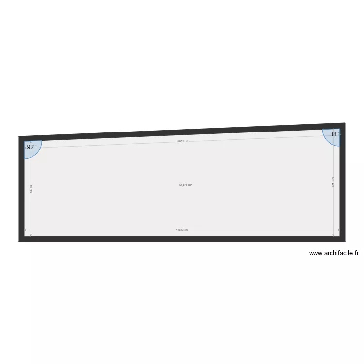 MEZZANINE NEUVE DROITE GLARNER. Plan de 