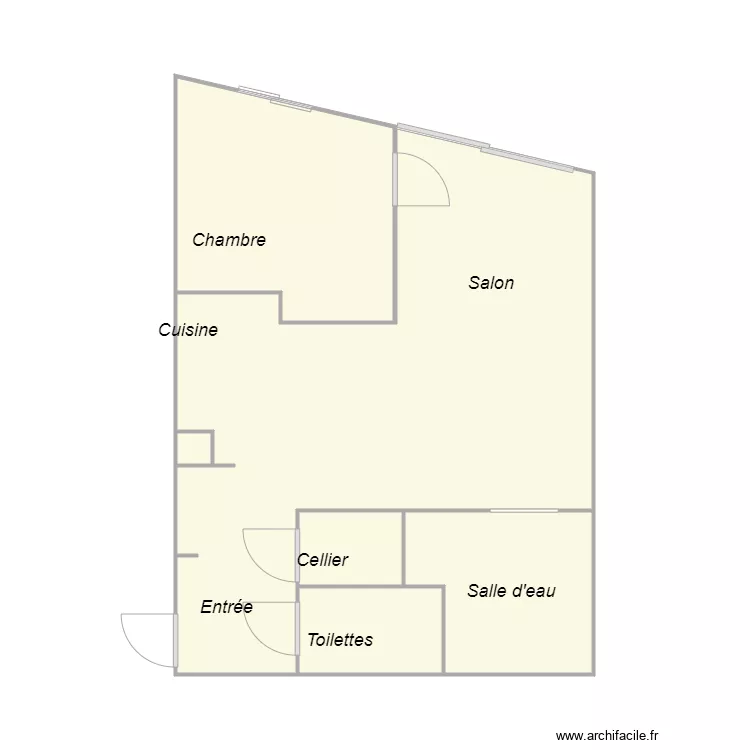 Croquis SOULE. Plan de 