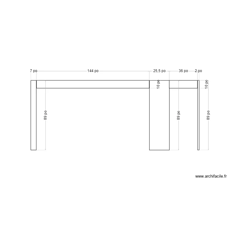 4197 MELROSE-GARAGE. Plan de 