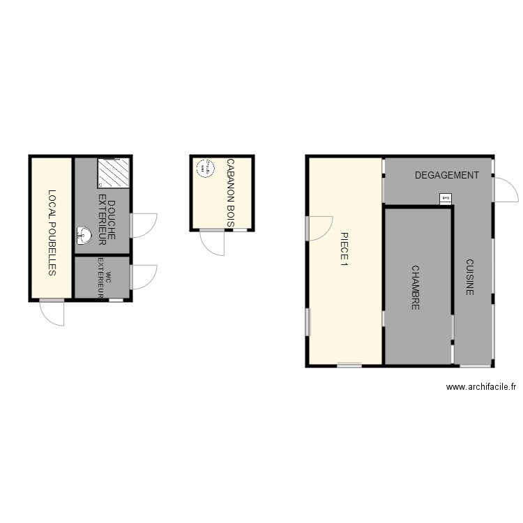 GOURDIN. Plan de 0 pièce et 0 m2