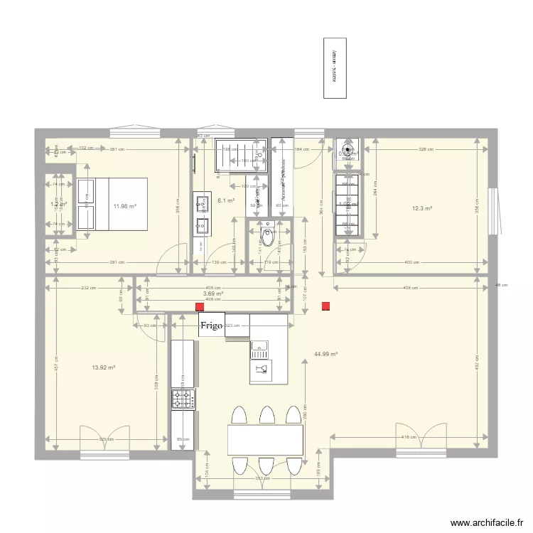 TALENCE avec agrandissement Chris. Plan de 