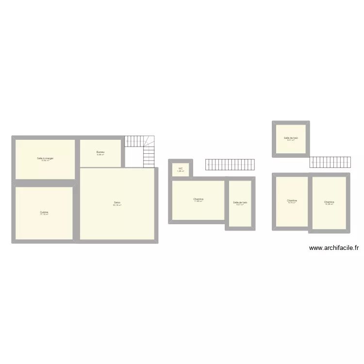 Br&eacute;tinais. Plan de 
