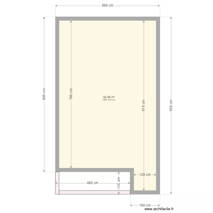 ETAGE ELEVATIONS MURS. Plan de 