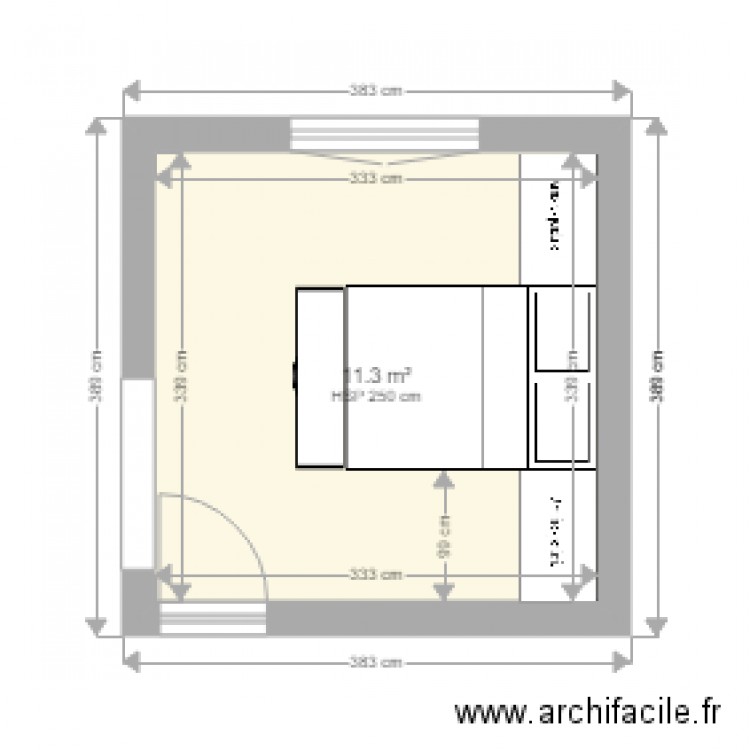 chambre parental savigny. Plan de 0 pièce et 0 m2