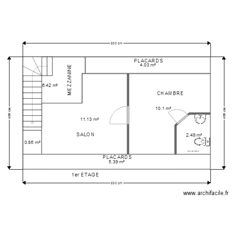 ETA 3. Plan de 0 pièce et 0 m2