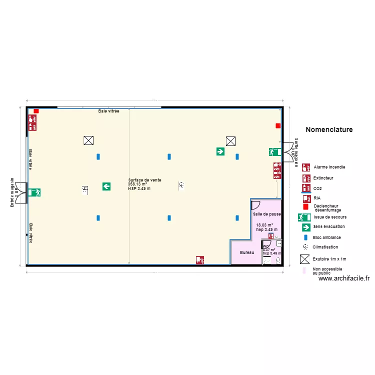 Stock priv&eacute; Lons. Plan de 