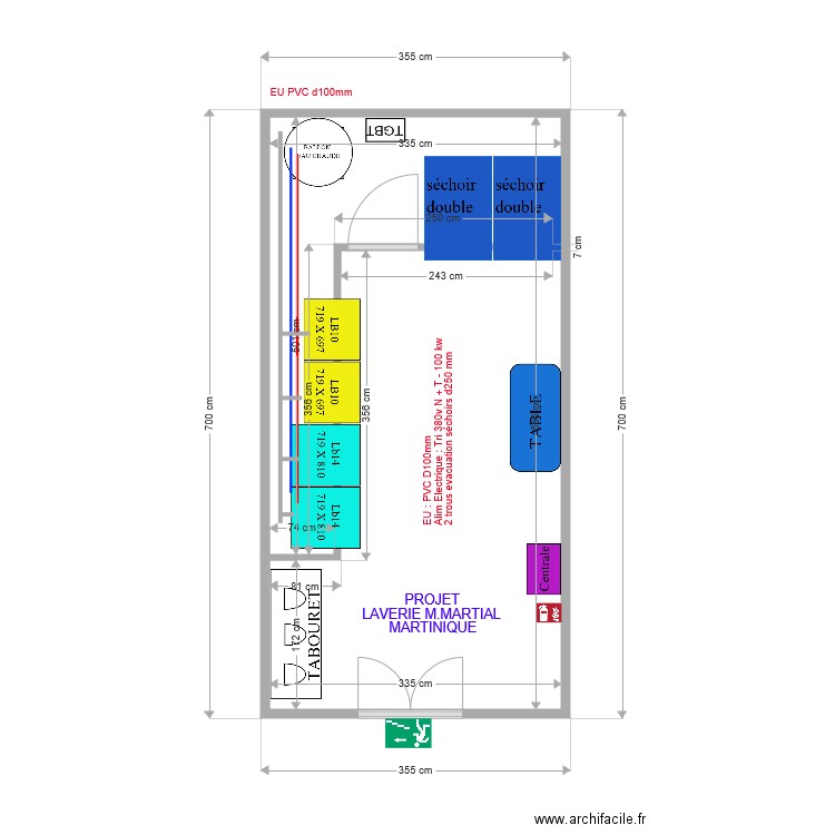 PROJET LAVERIE MARTINIQUE M MARTIAL 1. Plan de 0 pièce et 0 m2