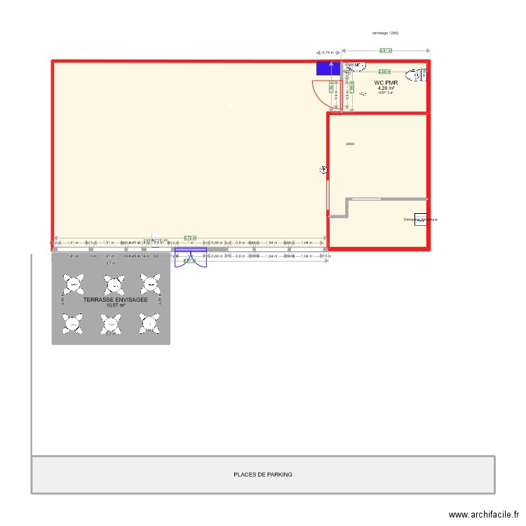 MILLESIMES 5. Plan de 6 pièces et 97 m2