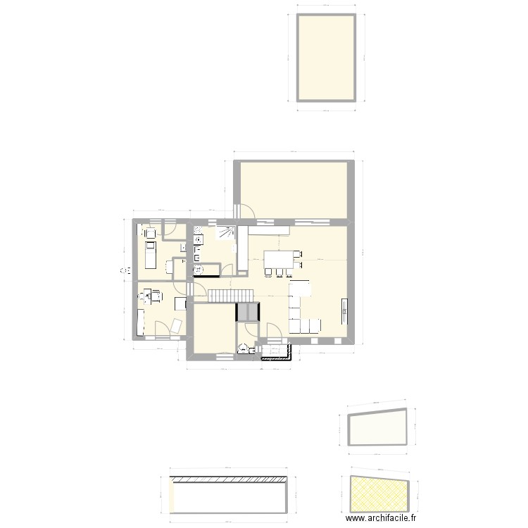 maison r 1 etage. Plan de 0 pièce et 0 m2