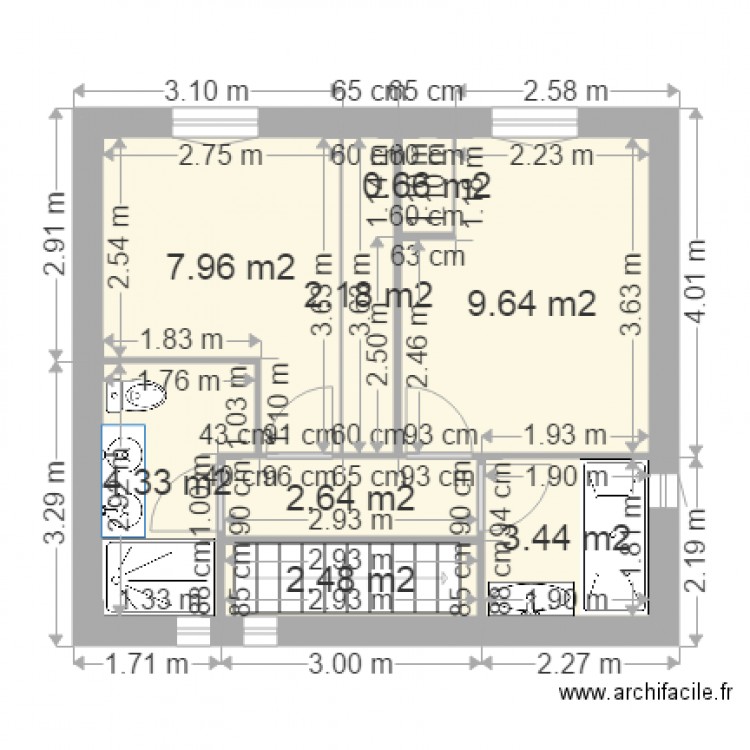 ETAGE 2. Plan de 0 pièce et 0 m2