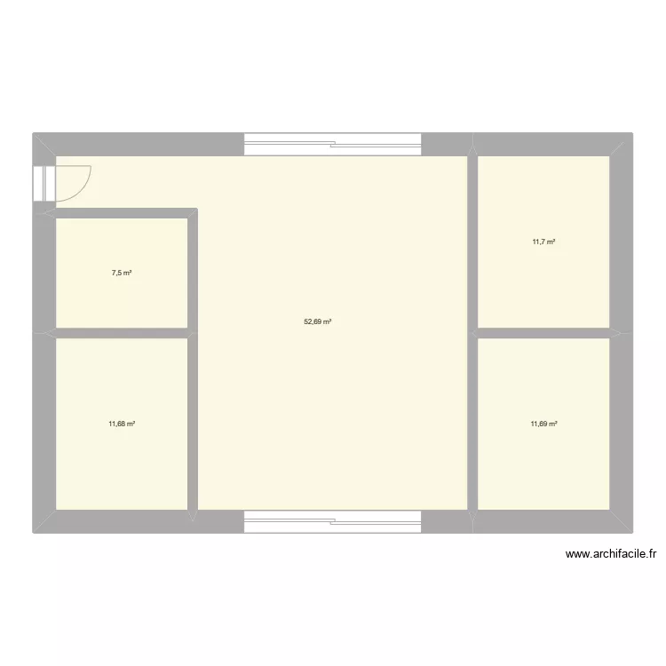 Edificio Autoconstruida 100M² STEP 1. Plan de Edificio Autoconstruida 100M² STEP 1. Plan de