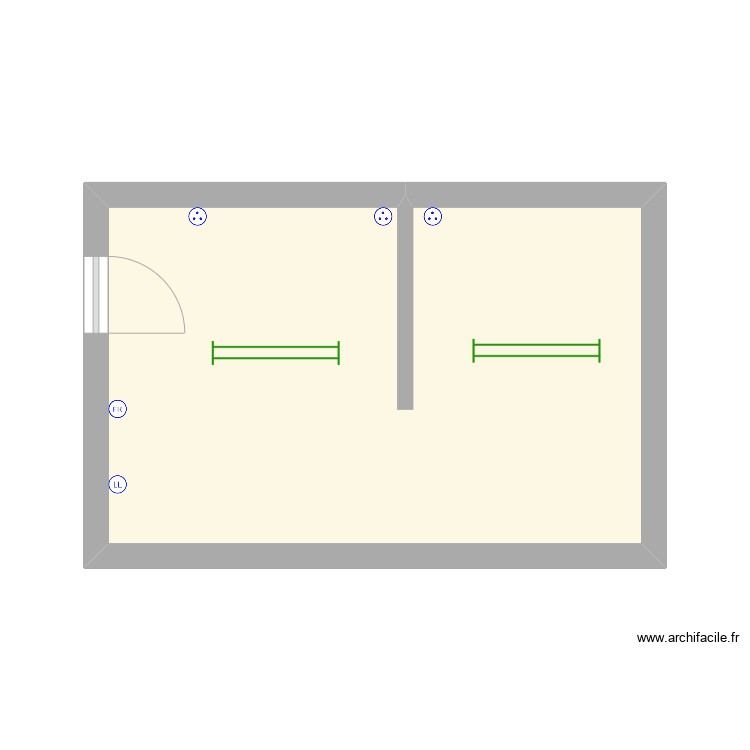 sous sol. Plan de 0 pièce et 0 m2