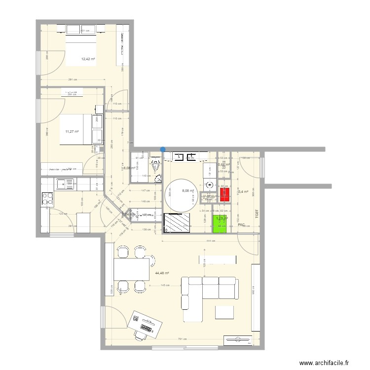 LIGNE BLEUE 21. Plan de 0 pièce et 0 m2