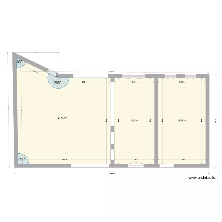 RDC REBAIS au depart. Plan de 