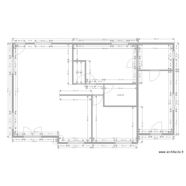 Plan de maison Schoelcher extension droite. Plan de 0 pièce et 0 m2