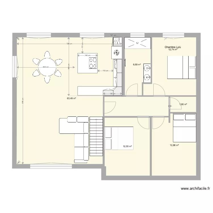 Plan Maison Cestas 4. Plan de 