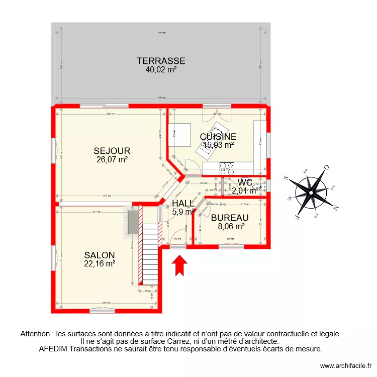 BI 8190 RDC PASCAL. Plan de 