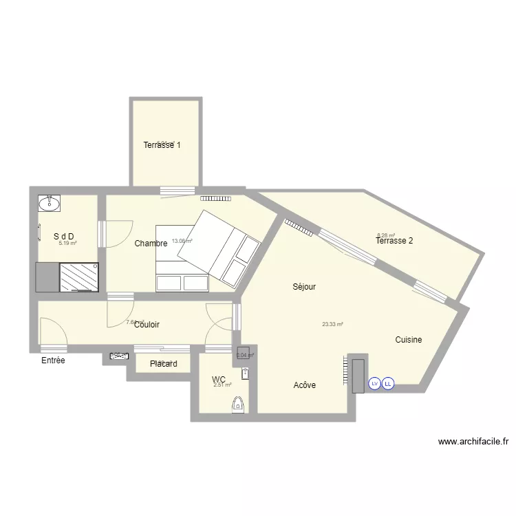 22 Fressart. Plan de 