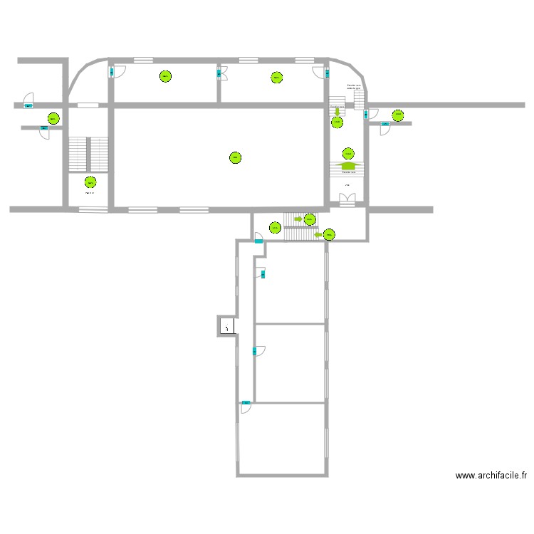 Ecole de La Calamine Bâtiment C plus 425. Plan de 0 pièce et 0 m2