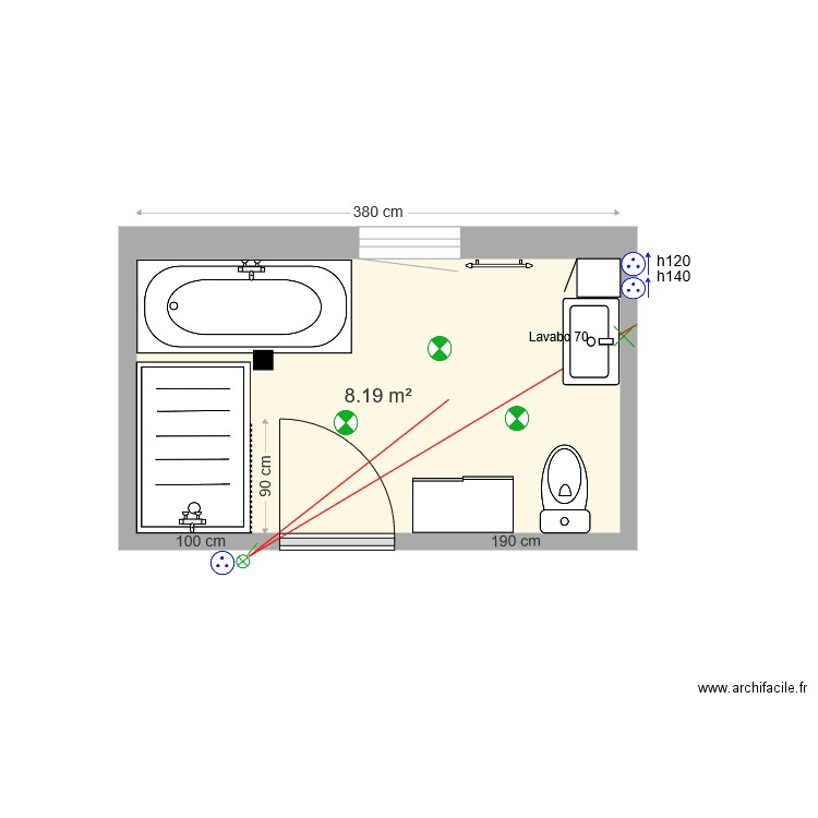 Salle de Bain 2020. Plan de 0 pièce et 0 m2