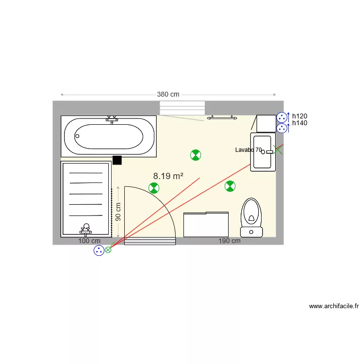 Salle de Bain 2020. Plan de Salle de Bain 2020. Plan de