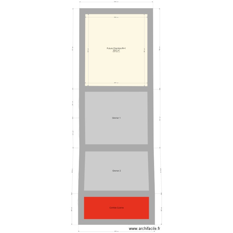 JULIEN LE POINCONNET LONGERE. Plan de 9 pièces et 192 m2