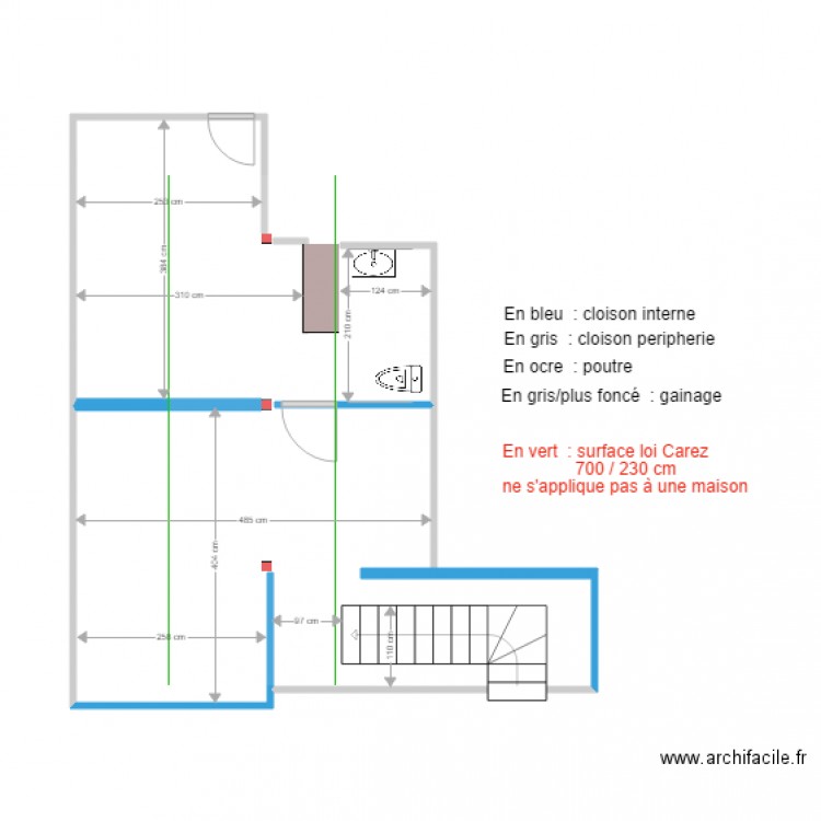 Plan Grenier. Plan de 0 pièce et 0 m2