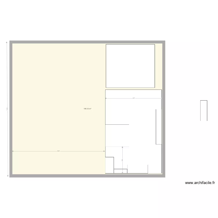 Rose plan &eacute;tage. Plan de 