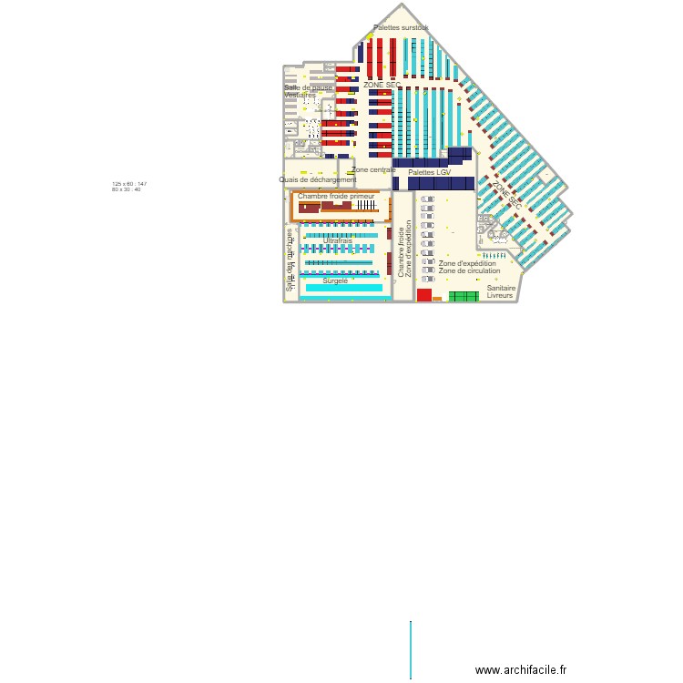 Reuilly Thibaut theo V32. Plan de 27 pièces et 285 m2