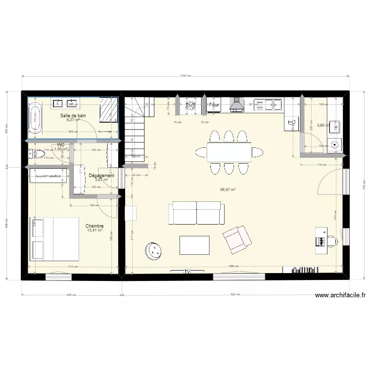 Notre grange. Plan de Notre grange. Plan de