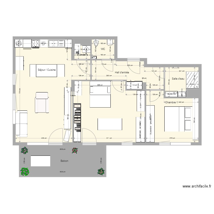 ALTHEA  Lot 12 F4 en F3. Plan de 0 pièce et 0 m2