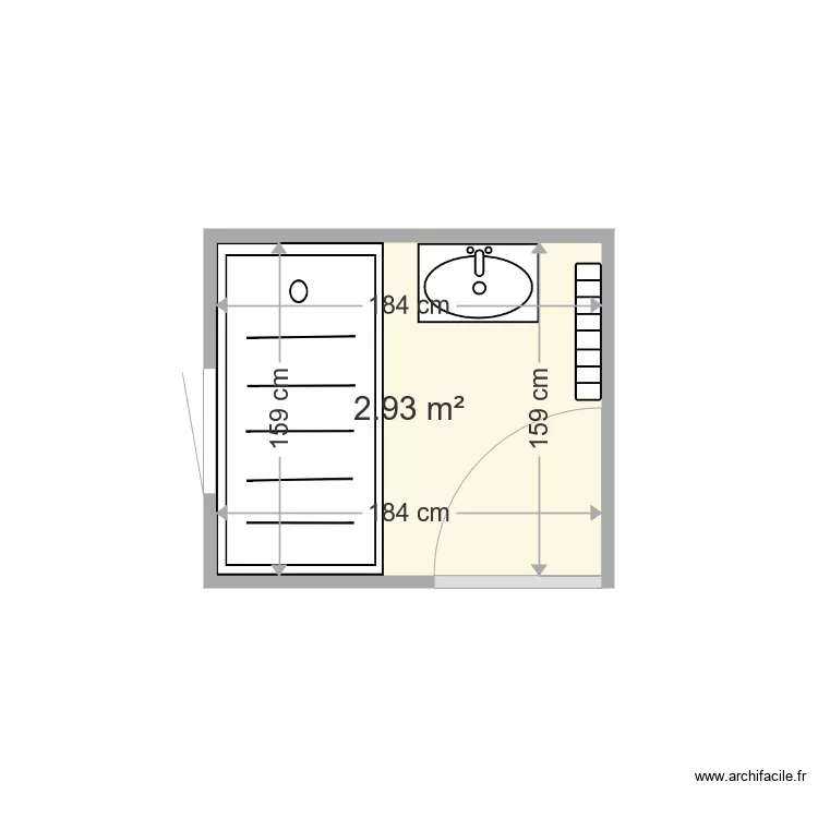 BAR LUCILE . Plan de 