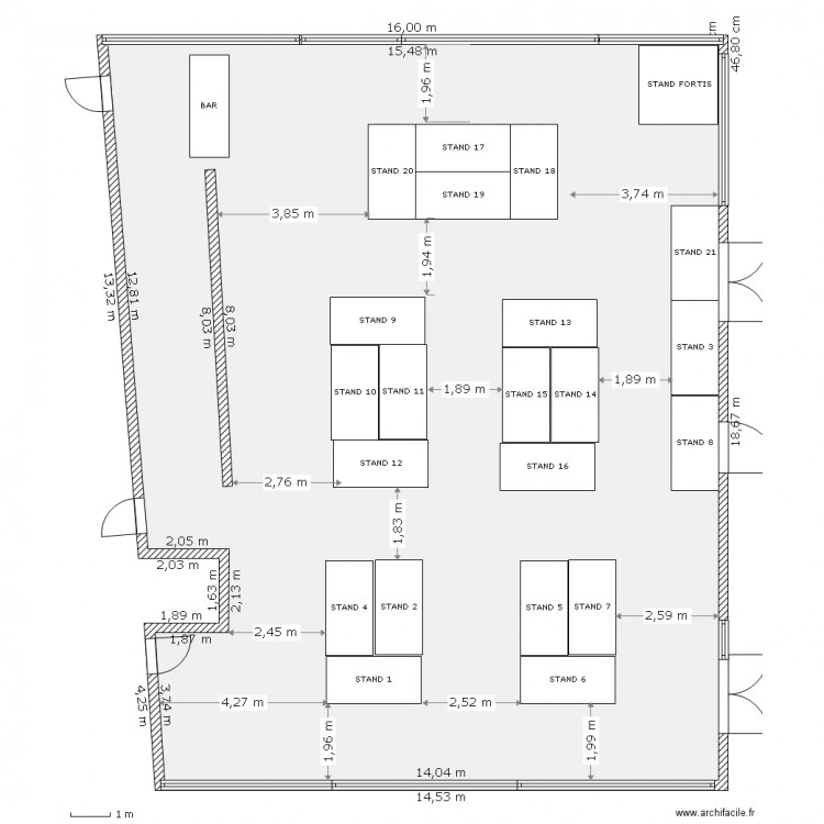 pas perdus4. Plan de 0 pièce et 0 m2