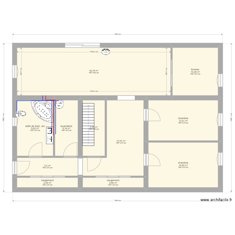Gablok 2 Plan 11 Pi ces 122 M2 Dessin Par Hess70 Gablok 2 Plan 11 Pi ces 122 M2 Dessin Par Hess70