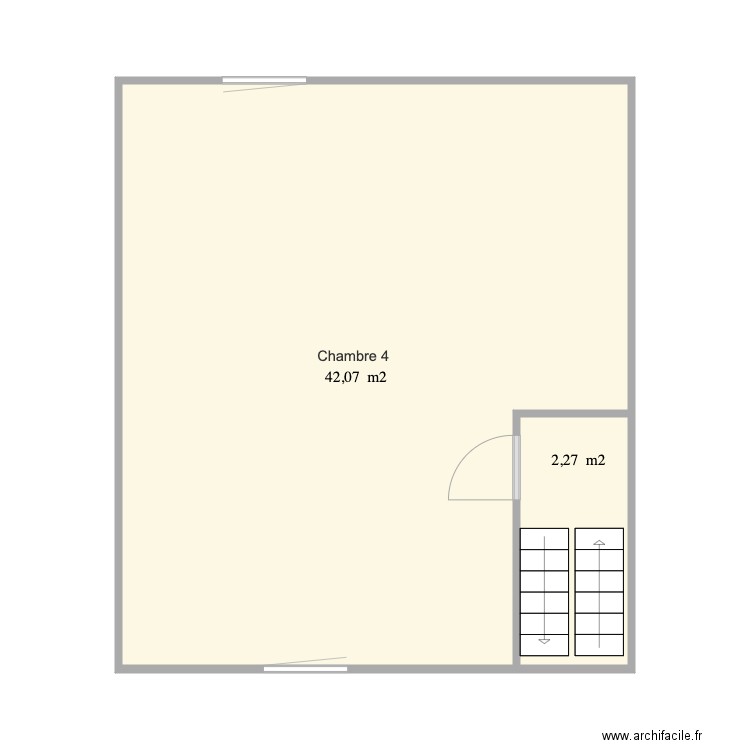 2ème étage. Plan de 0 pièce et 0 m2