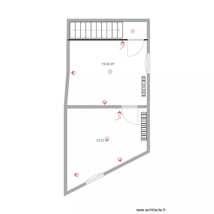 TORHOUT REZ Grand Appartement B. Plan de 