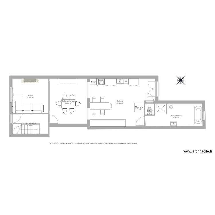 BI 1638 RDC . Plan de 0 pièce et 0 m2