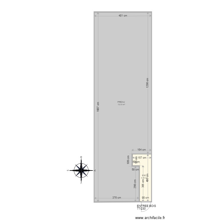 CROS. Plan de 0 pièce et 0 m2